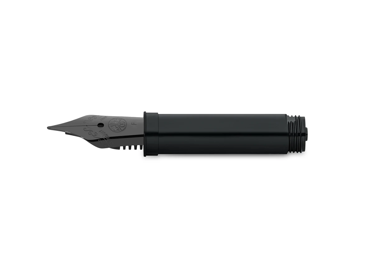 Kaweco Stahlfeder Schwarz F 060 mit Gewinde