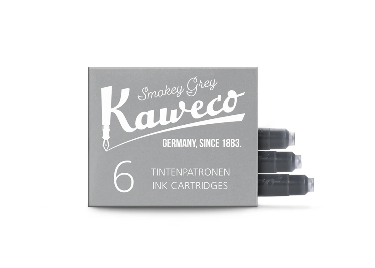 Kaweco Tintenpatronen Smoky Grey 6-Pack