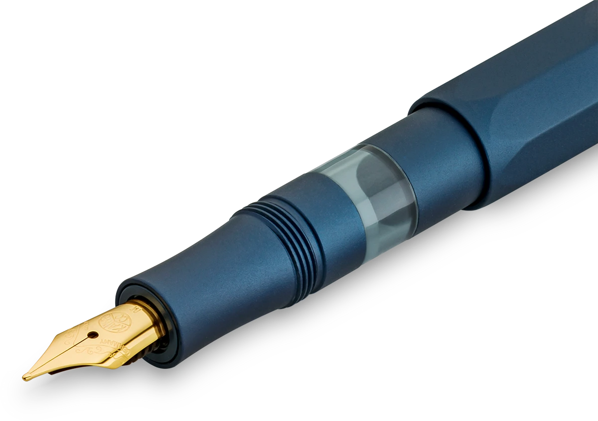 Kaweco PISTON SPORT AL Solo Navy/Gold
