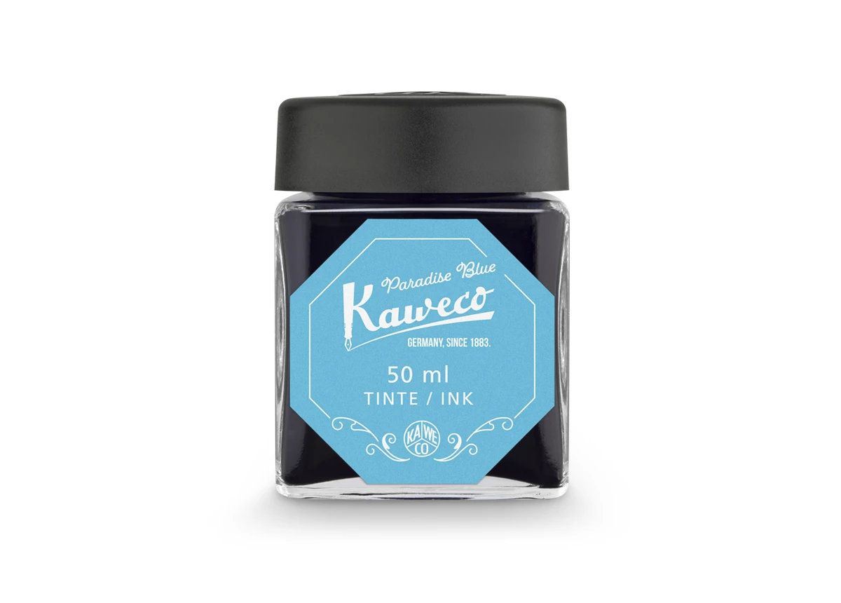 Kaweco Tintenglas Paradise Blue 50 ml