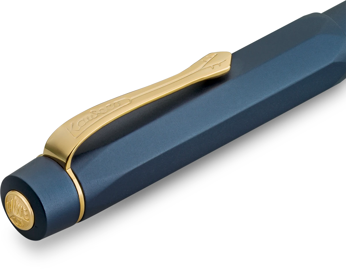 Kaweco PISTON SPORT AL Solo Navy/Gold M
