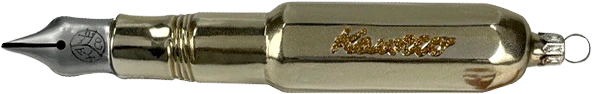 Kaweco DECO Glass Fountain Pen Gold