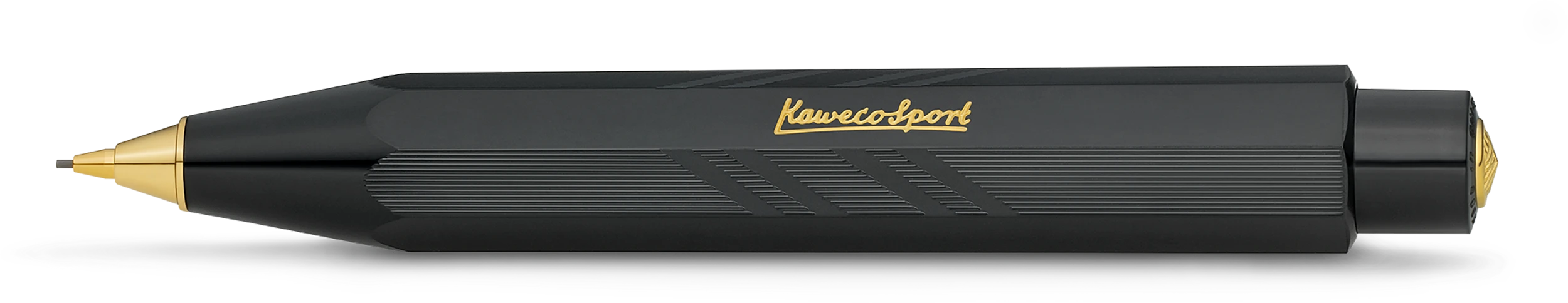 Kaweco CLASSIC SPORT Druckbleistift Guilloche Schwarz 0.7 mm