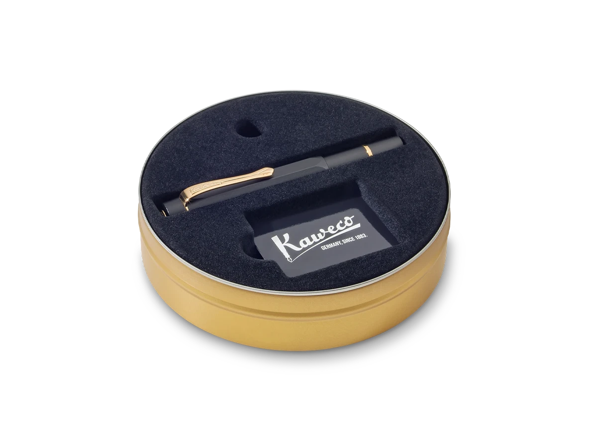 Kaweco PISTON SPORT AL Solo Schwarz/Gold M