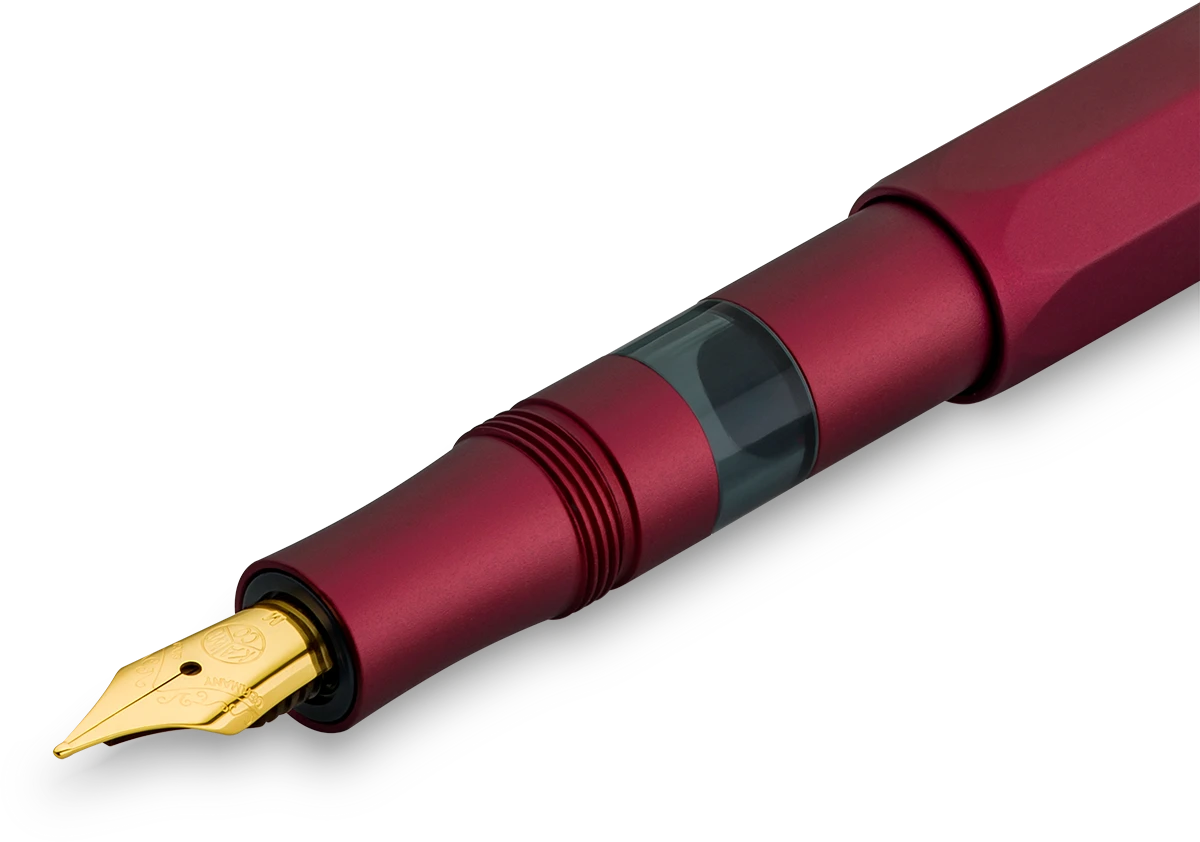 Kaweco PISTON SPORT AL Solo Bordeaux/Gold