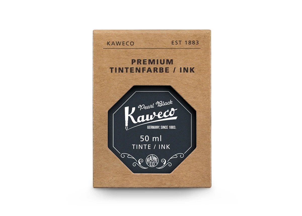 Kaweco Tintenglas Pearl Black 50 ml