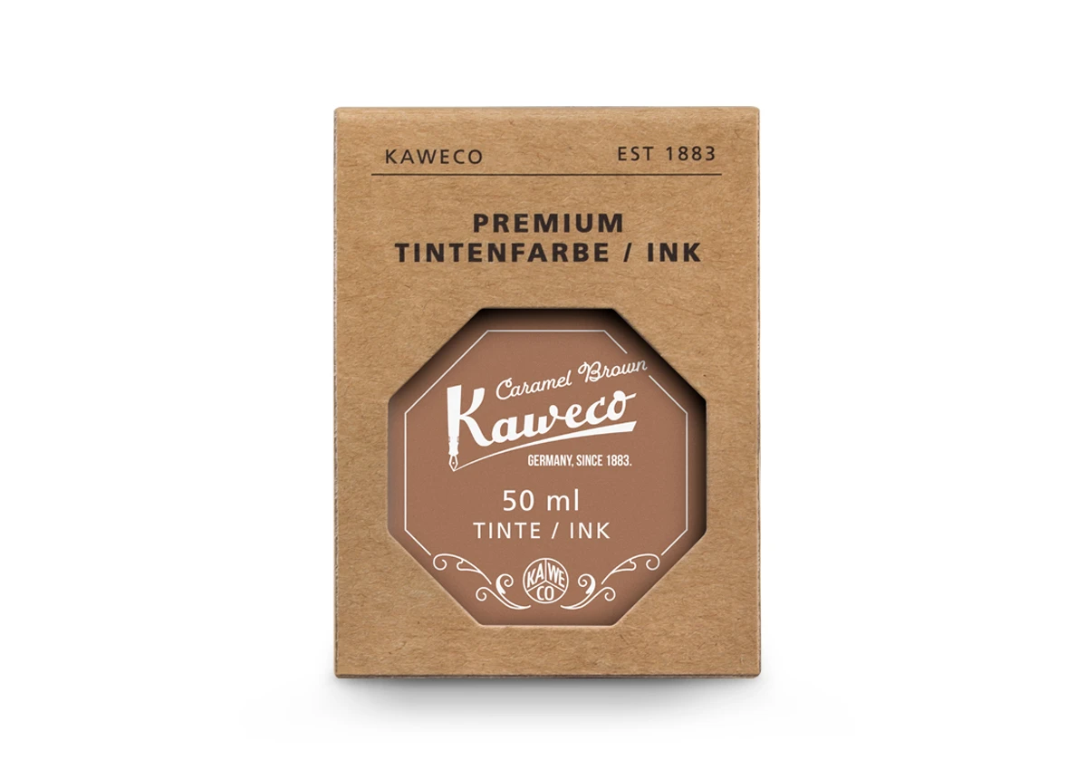 Kaweco Tintenglas Caramel Brown 50 ml