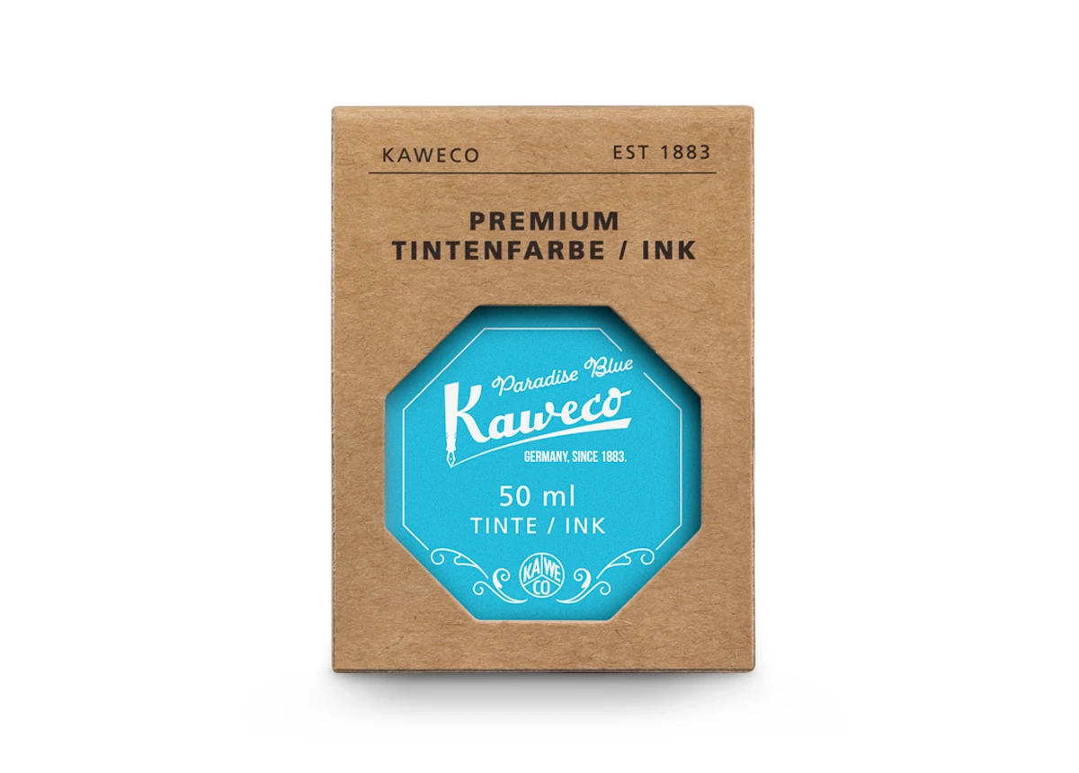 Kaweco Tintenglas Paradise Blue 50 ml
