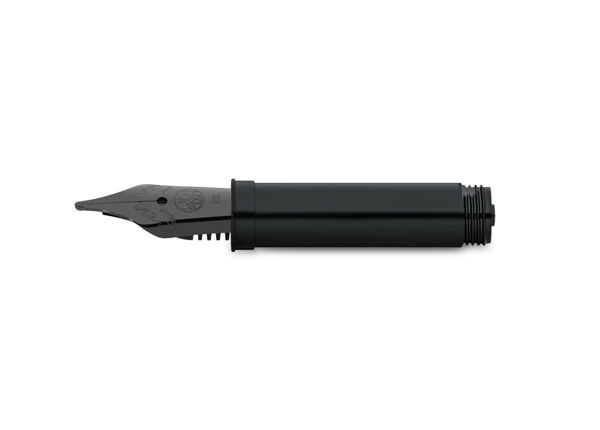 Kaweco Stahlfeder Schwarz BB 060 mit Gewinde