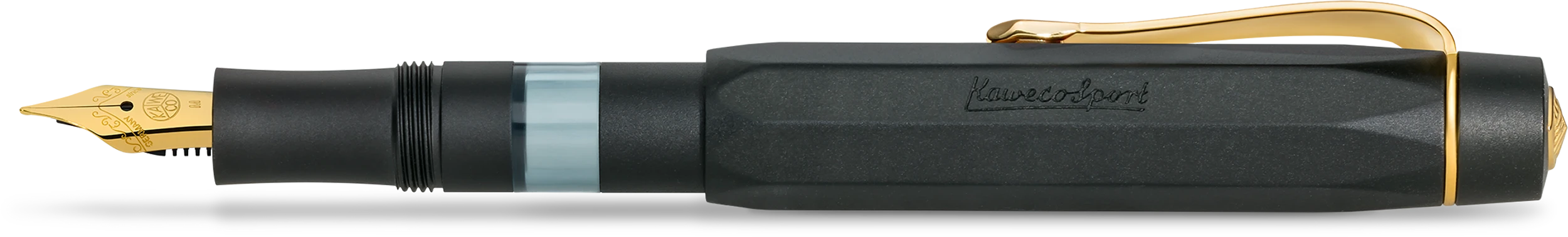 Kaweco PISTON SPORT AL Solo Schwarz/Gold