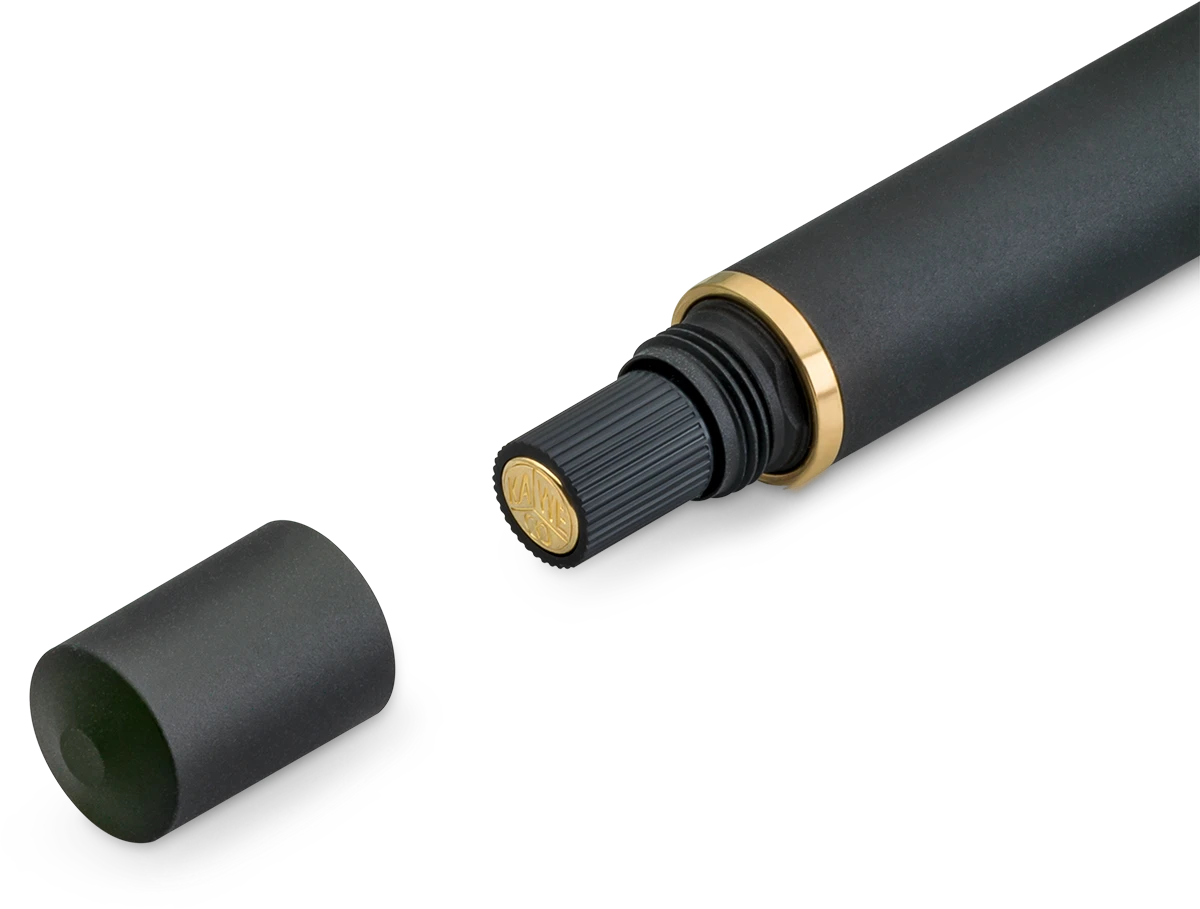 Kaweco PISTON SPORT AL Solo Schwarz/Gold M