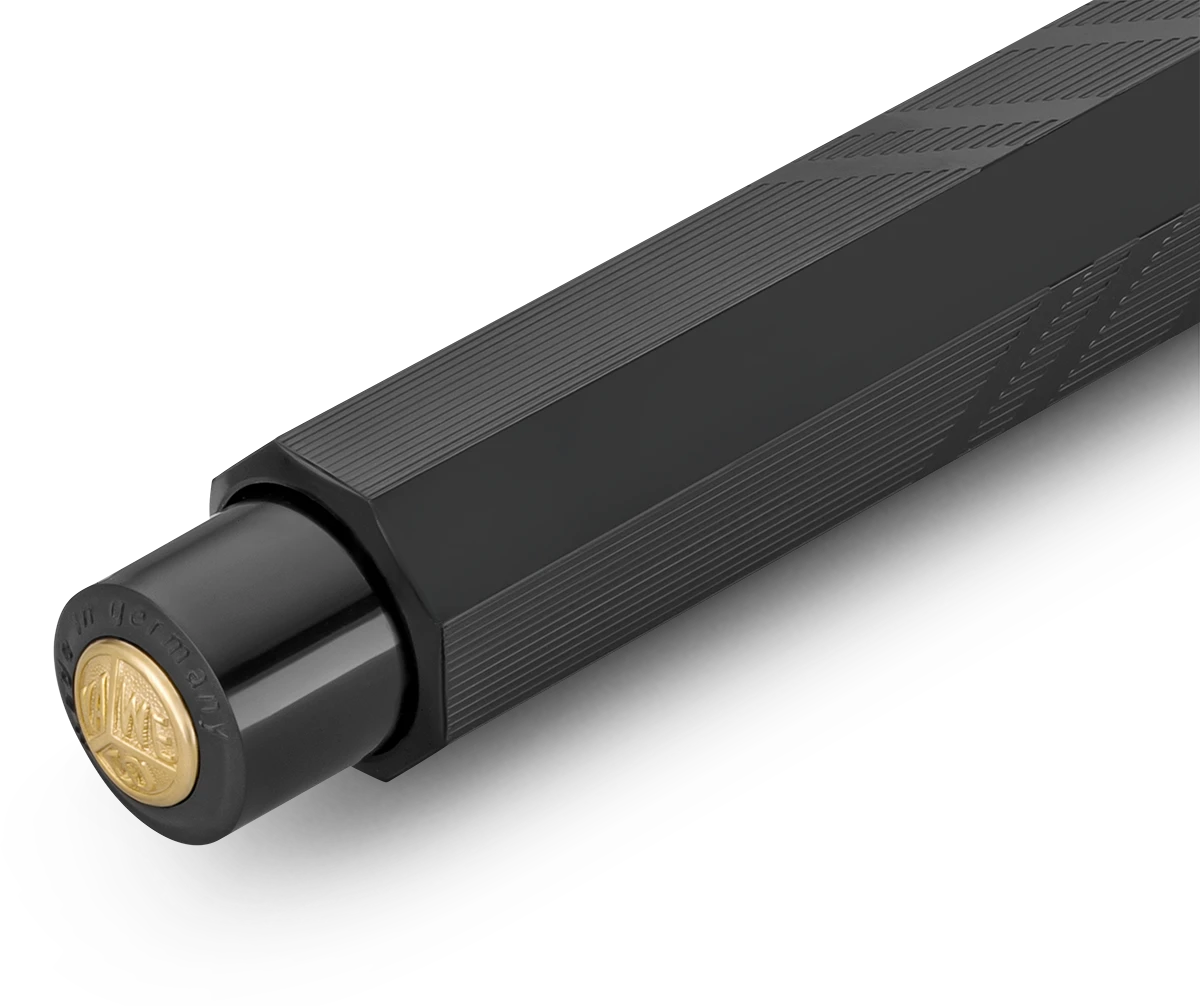 Kaweco CLASSIC SPORT Kugelschreiber Guilloche Schwarz