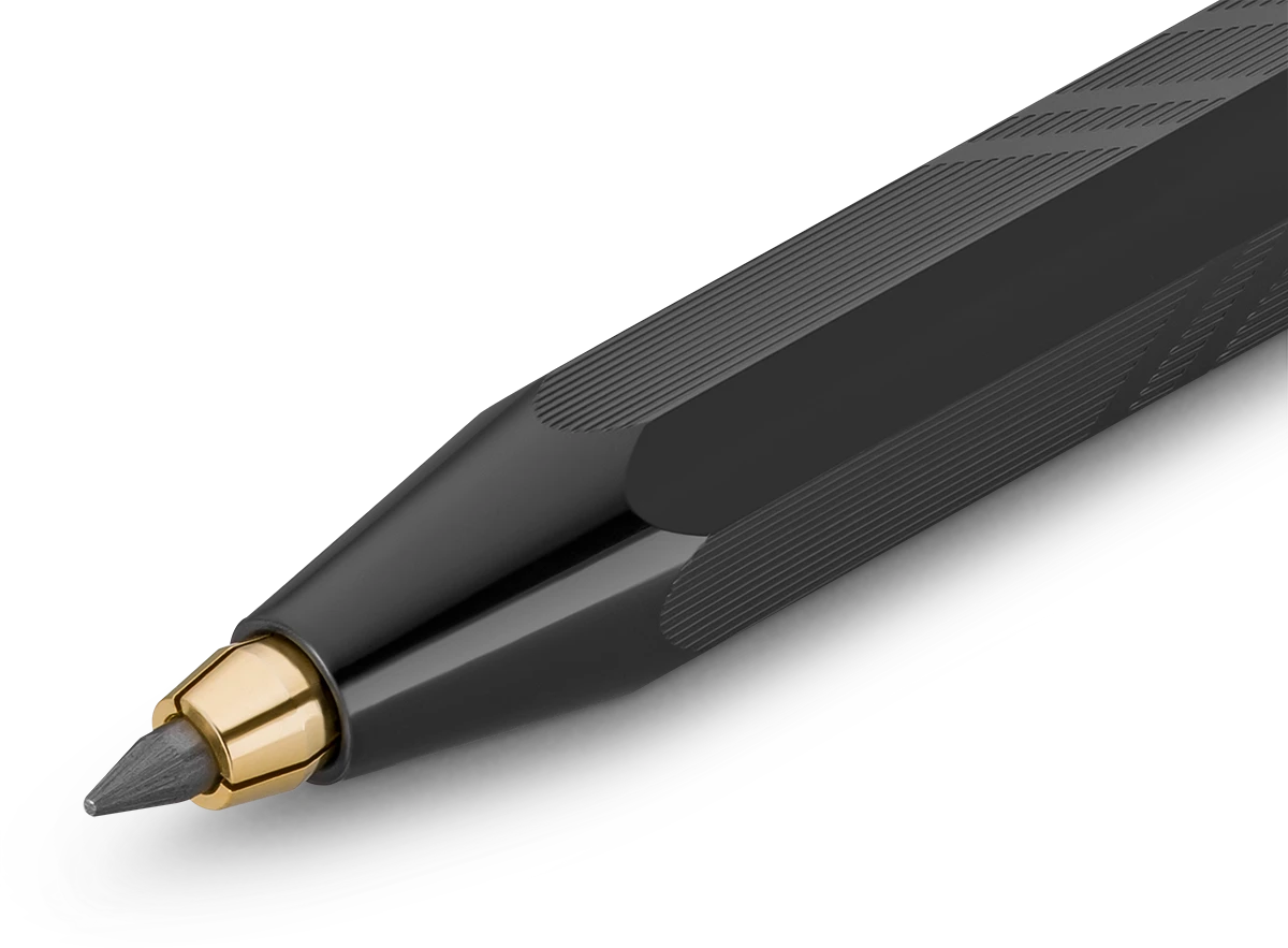 Kaweco CLASSIC SPORT Fallbleistift Guilloche Schwarz 3.2 mm