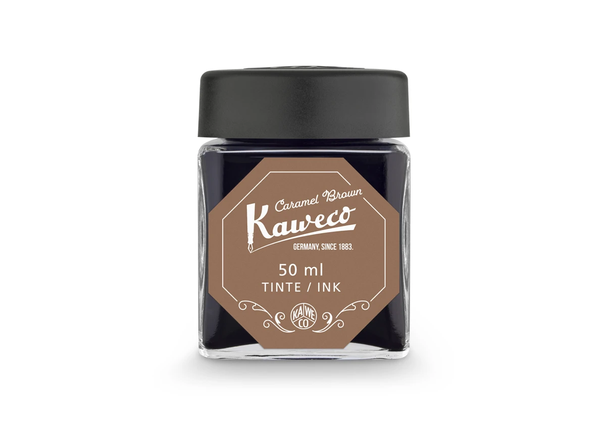Kaweco Tintenglas Caramel Brown 50 ml