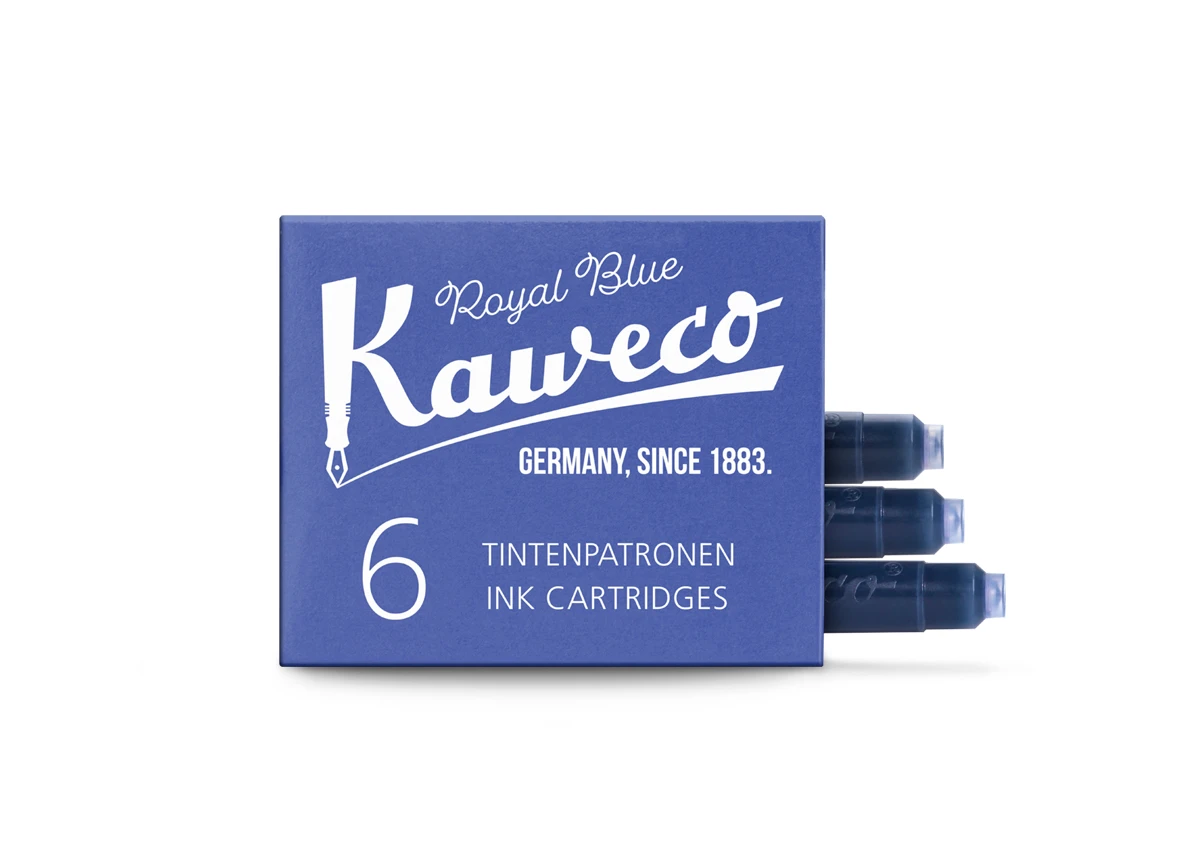 Kaweco Tintenpatronen Royal Blue 6-Pack