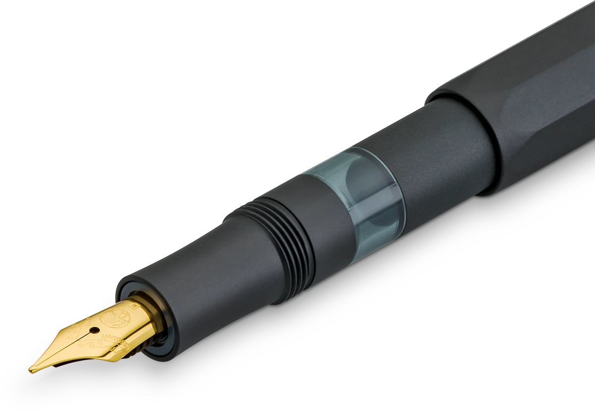 Kaweco PISTON SPORT AL Solo Schwarz/Gold