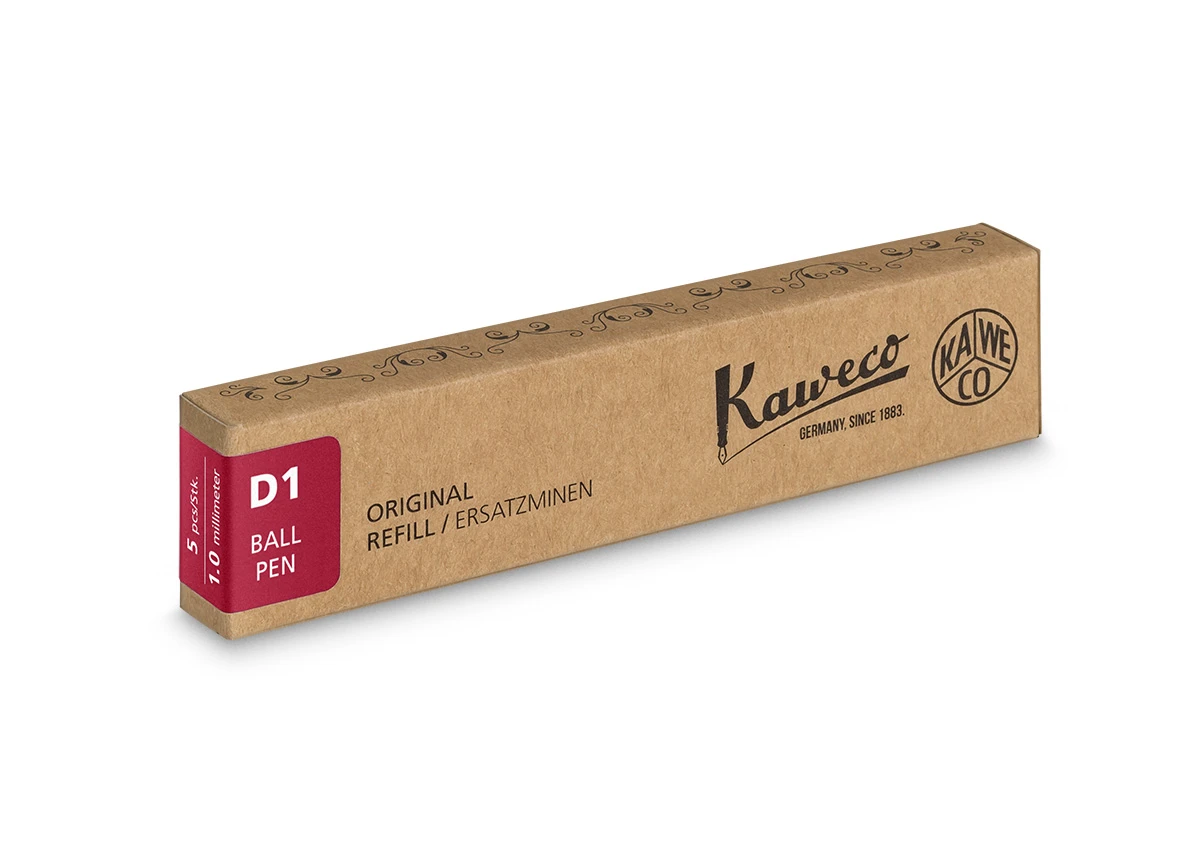 Kaweco D1 Kugelschreibermine Rot 1.0 mm - 5 Stk