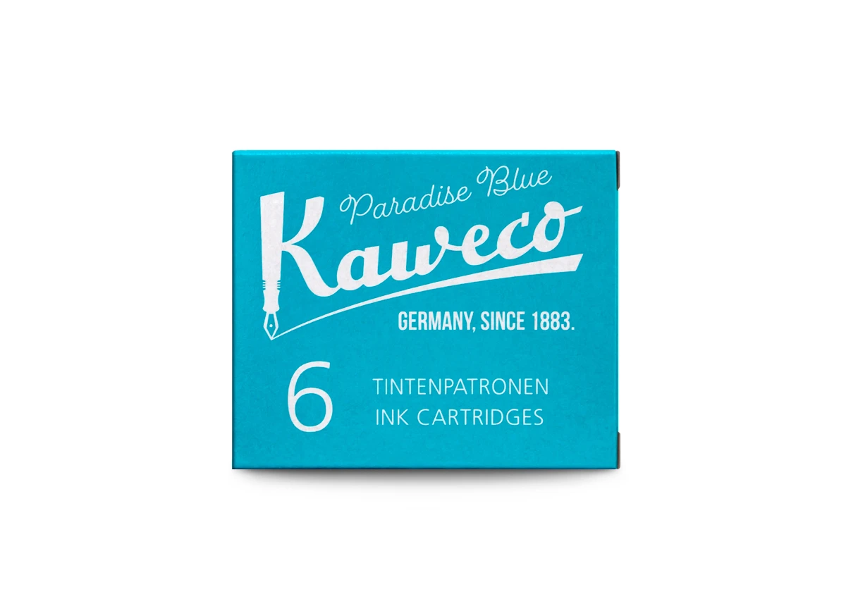 Kaweco Tintenpatronen Paradise Blue 6-Pack