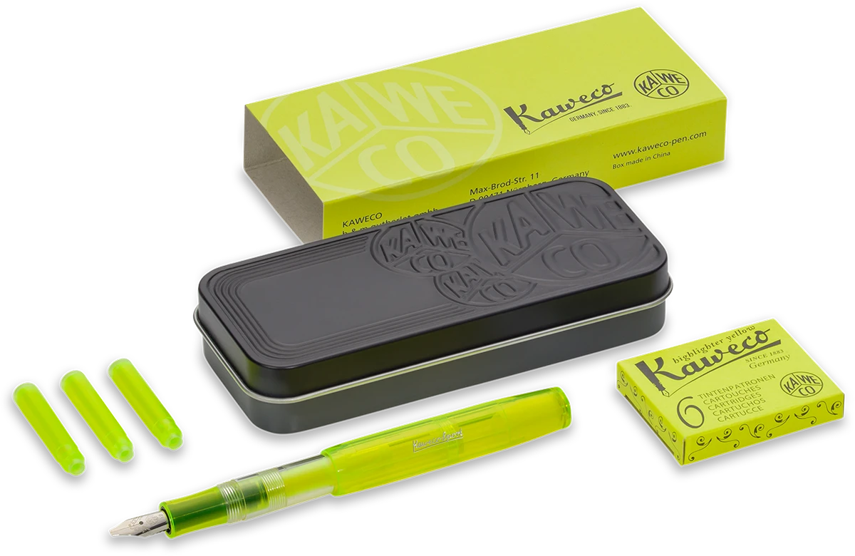 Kaweco Leuchtmarker Set Gelb