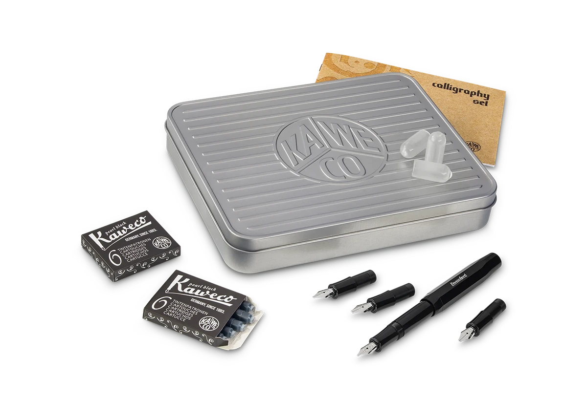 Kaweco SPORT Kalligrafie Set Schwarz
