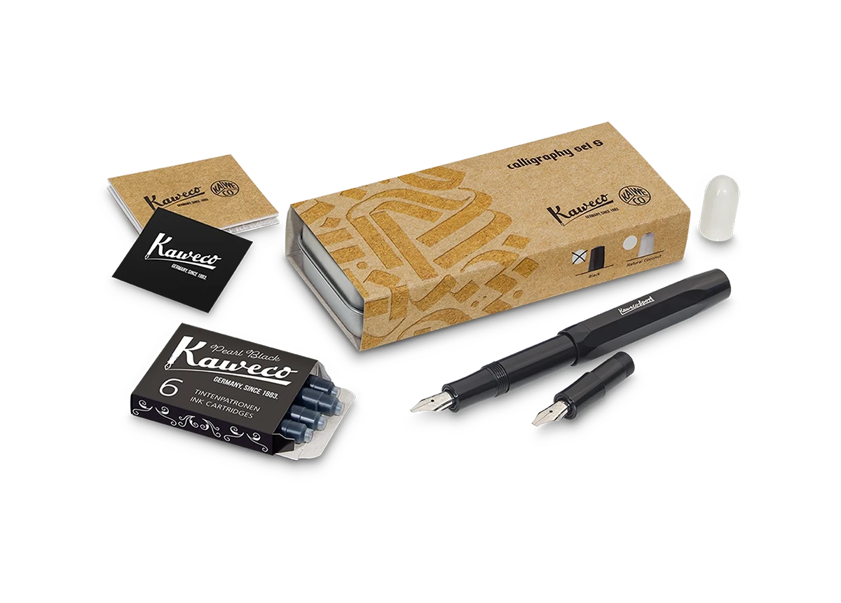 Kaweco SPORT Kalligrafie Set S Schwarz