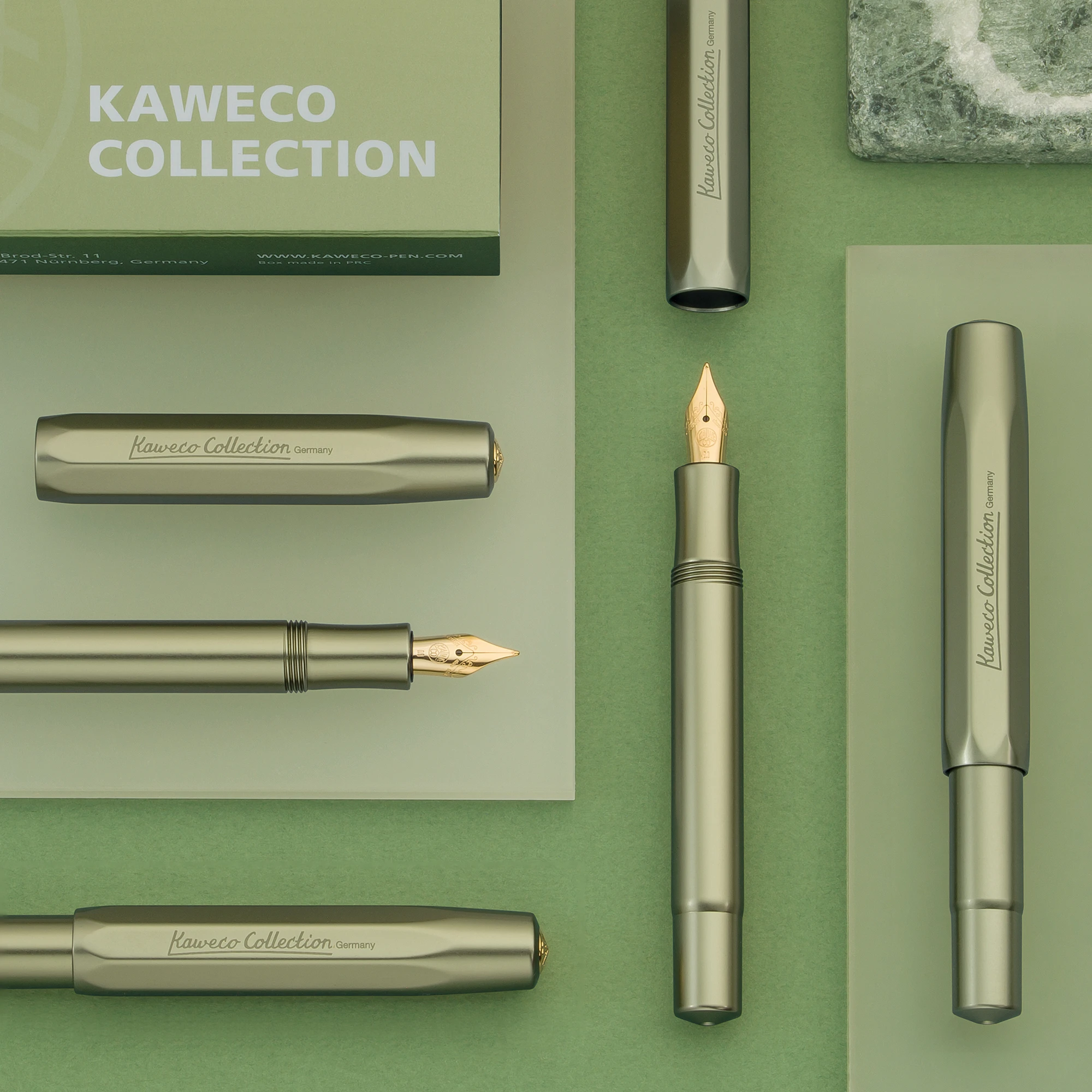 Kaweco COLLECTION Fountain Pen Olivine M | Medium | 11000365 Kaweco COLLECTION Fountain Pen Olivine M | Medium | 11000365