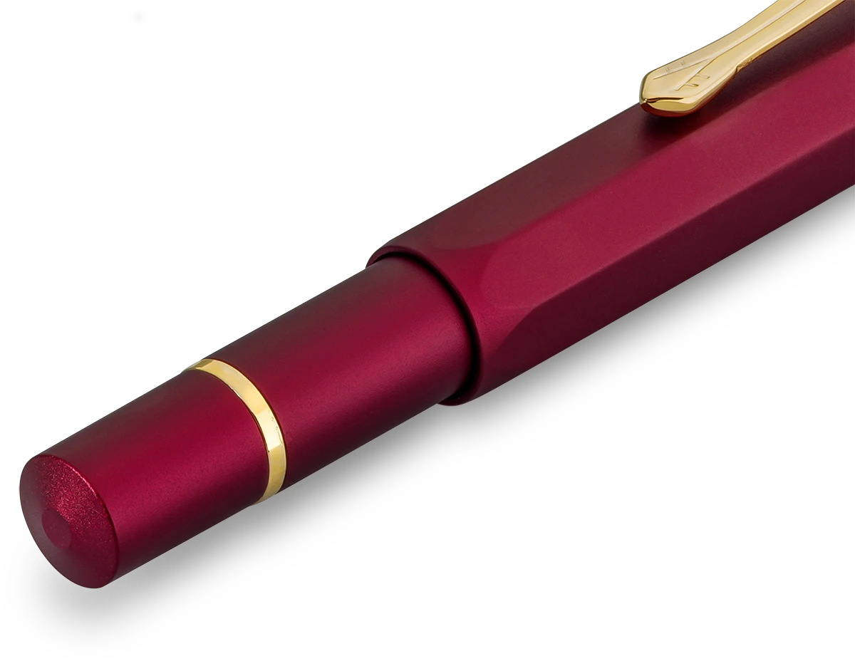 Kaweco PISTON SPORT AL Solo Bordeaux/Gold M