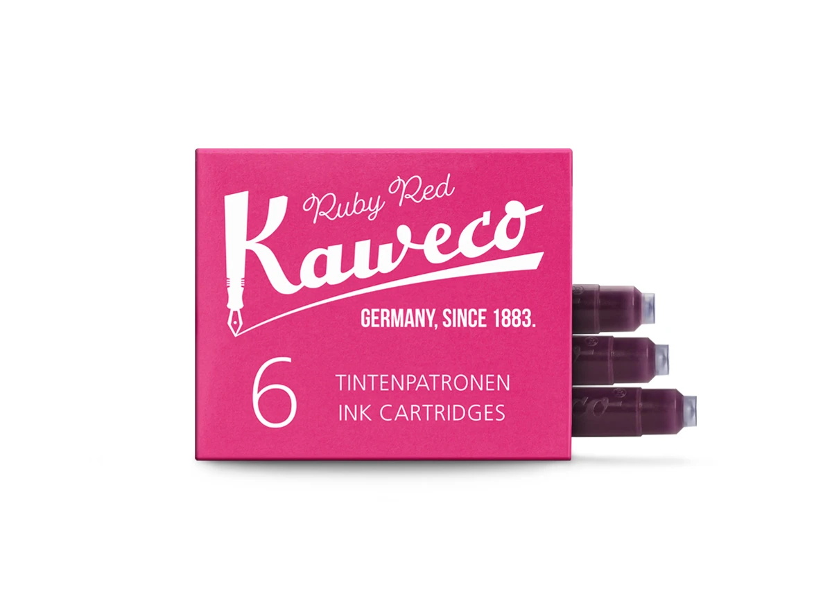Kaweco Tintenpatronen Ruby Red 6-Pack
