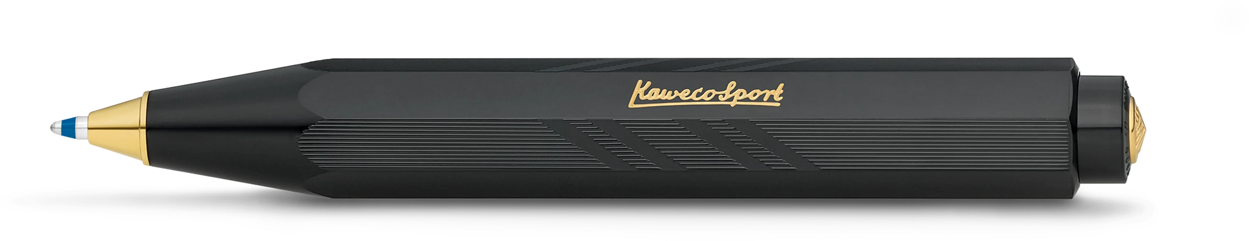 Kaweco CLASSIC SPORT Kugelschreiber Guilloche Schwarz