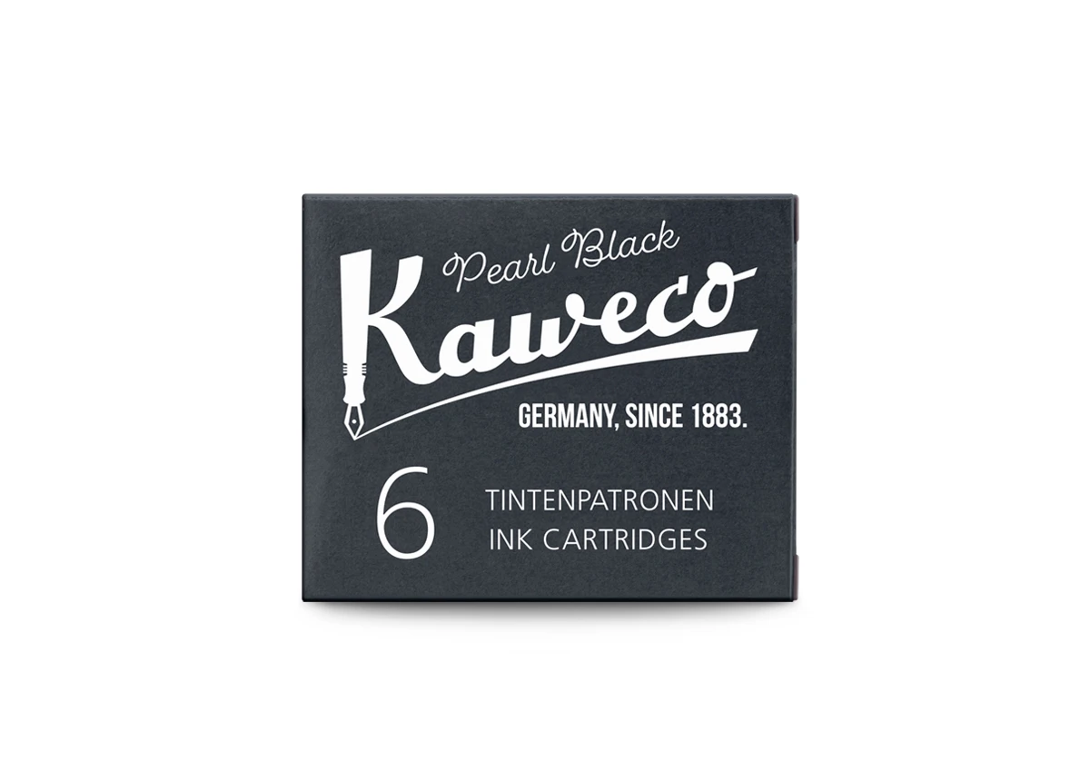 Kaweco Tintenpatronen Pearl Black 6-Pack