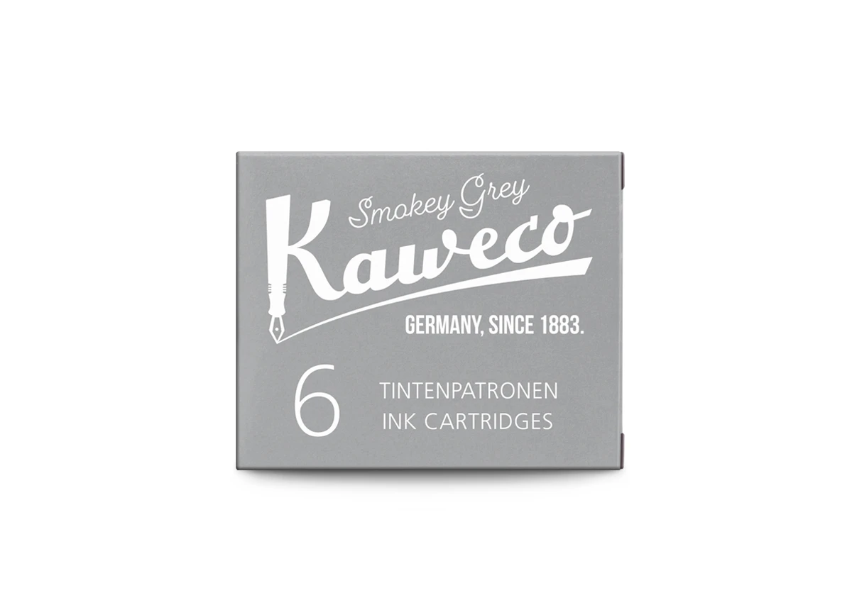 Kaweco Tintenpatronen Smoky Grey 6-Pack