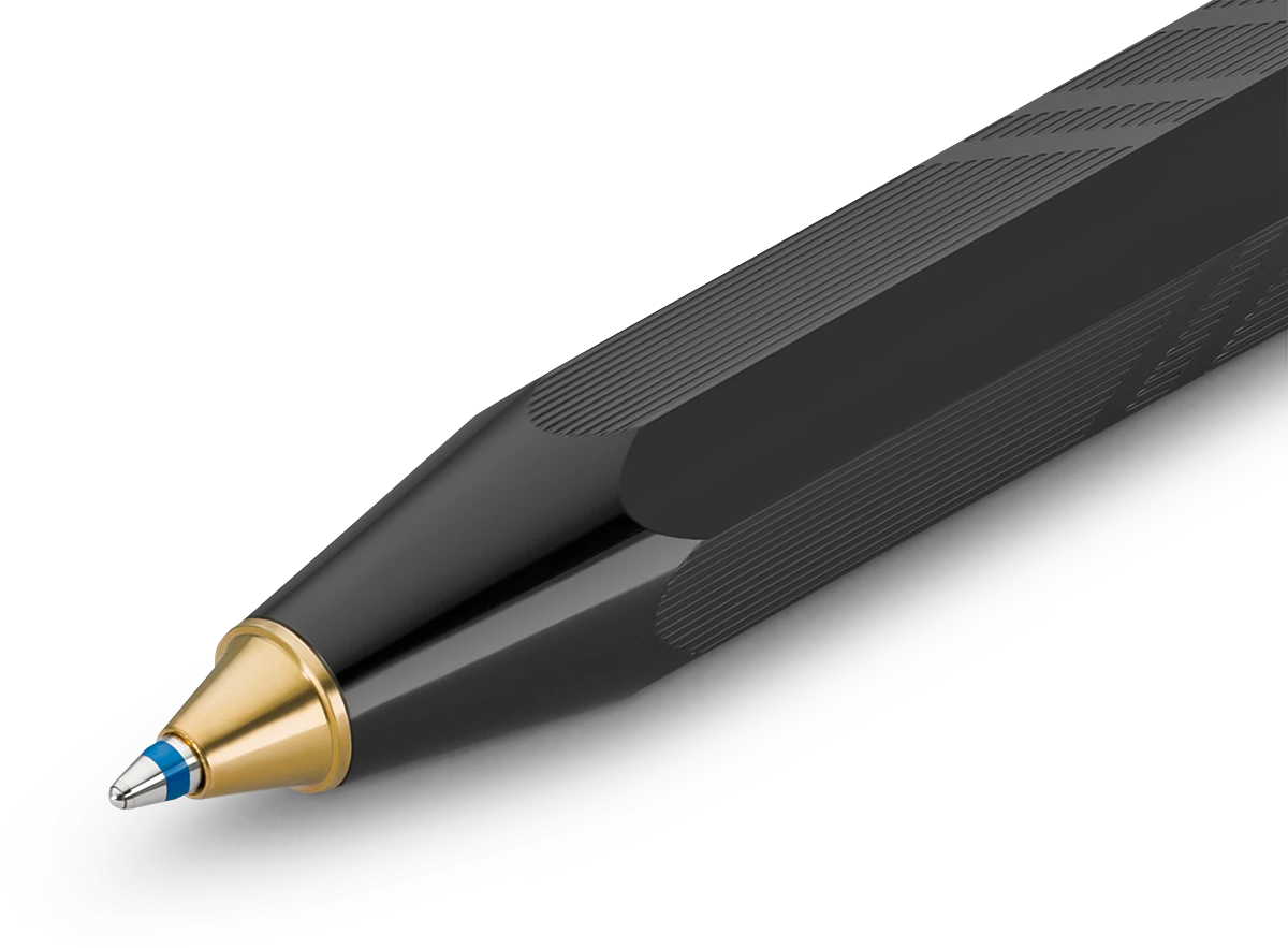 Kaweco CLASSIC SPORT Kugelschreiber Guilloche Schwarz
