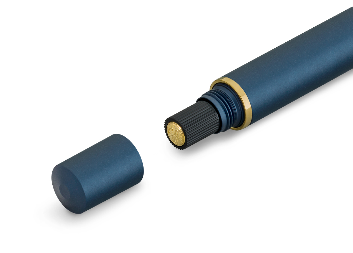 Kaweco Piston Sport AL Solo Navy/ Gold FP Medium 11000414 - Image 5