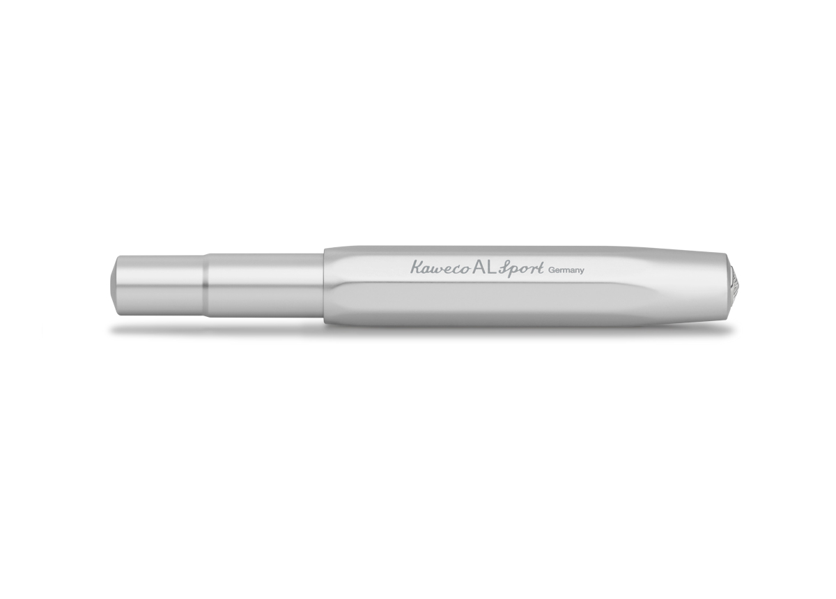 Kaweco AL Sport Fountain Pen Silver Broad - Image 2