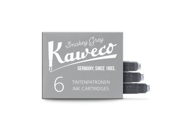 Kaweco Tintenpatronen Rauchgrau 6-Pack