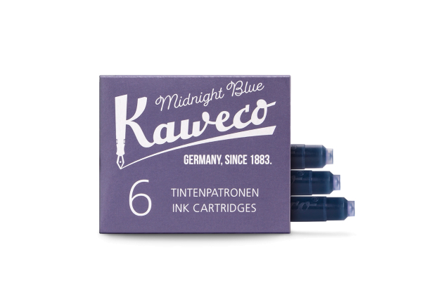Kaweco Tintenpatronen Mitternachtsblau 6-Pack
