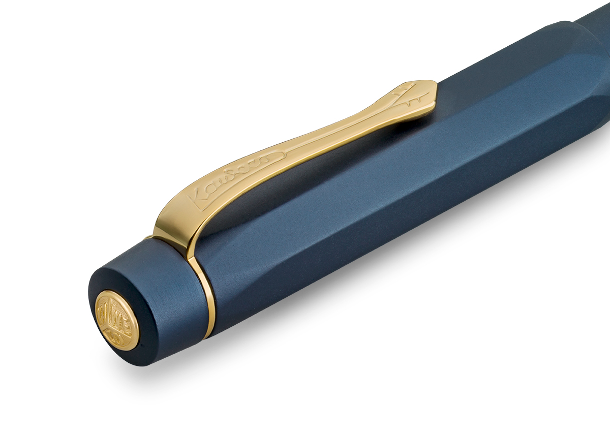 Kaweco Piston Sport AL Solo Navy/ Gold FP Medium 11000414 - Image 4