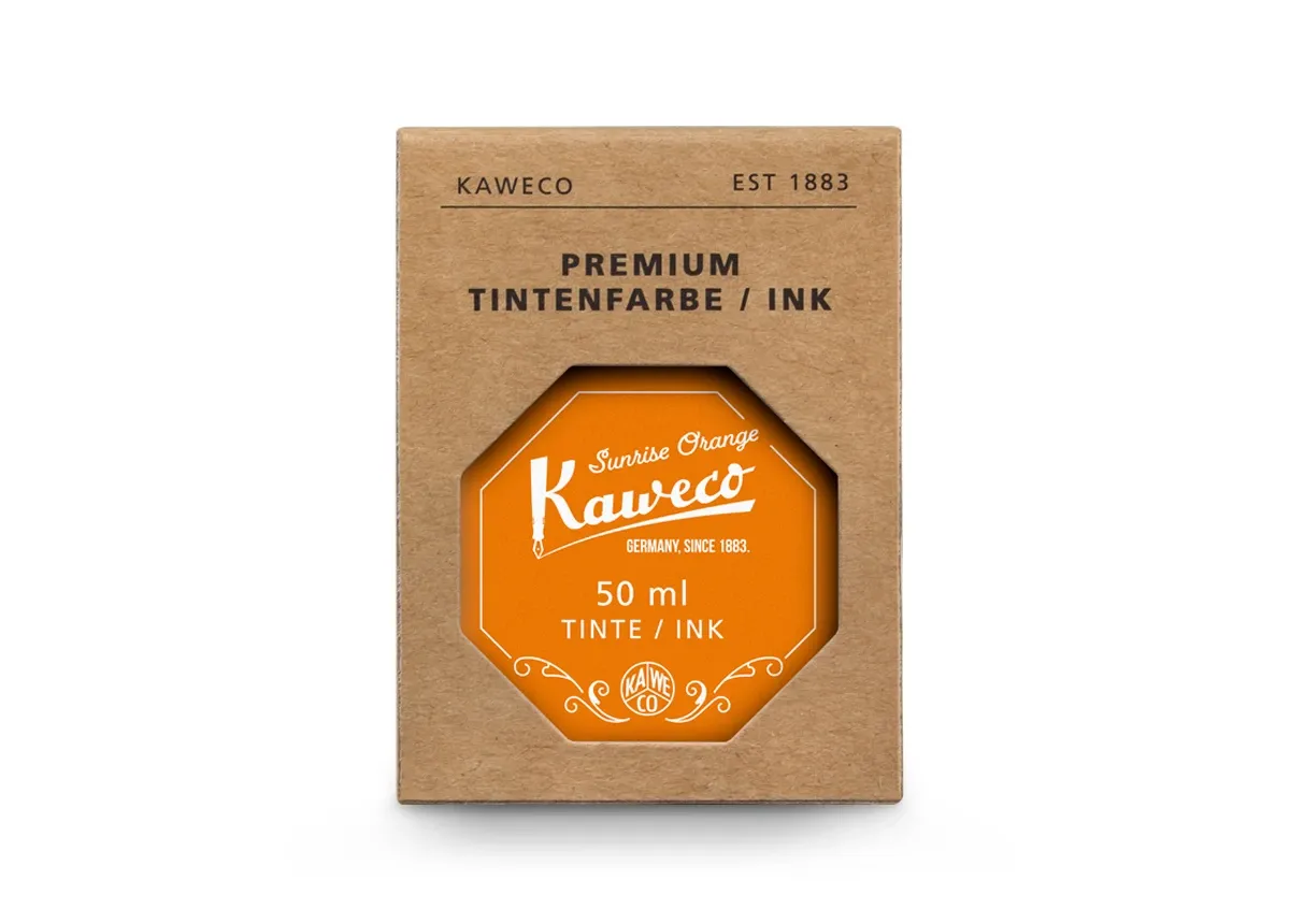 Kaweco Fountain Pen Ink 50ml - Sunrise Orange