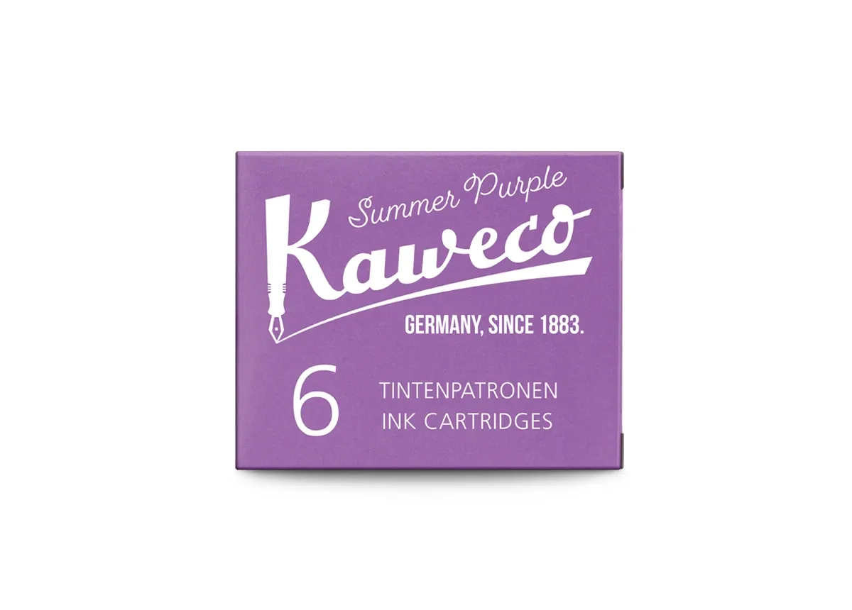 Kaweco Fountain Pen Ink Cartridges (6 pcs) - Summer Purple